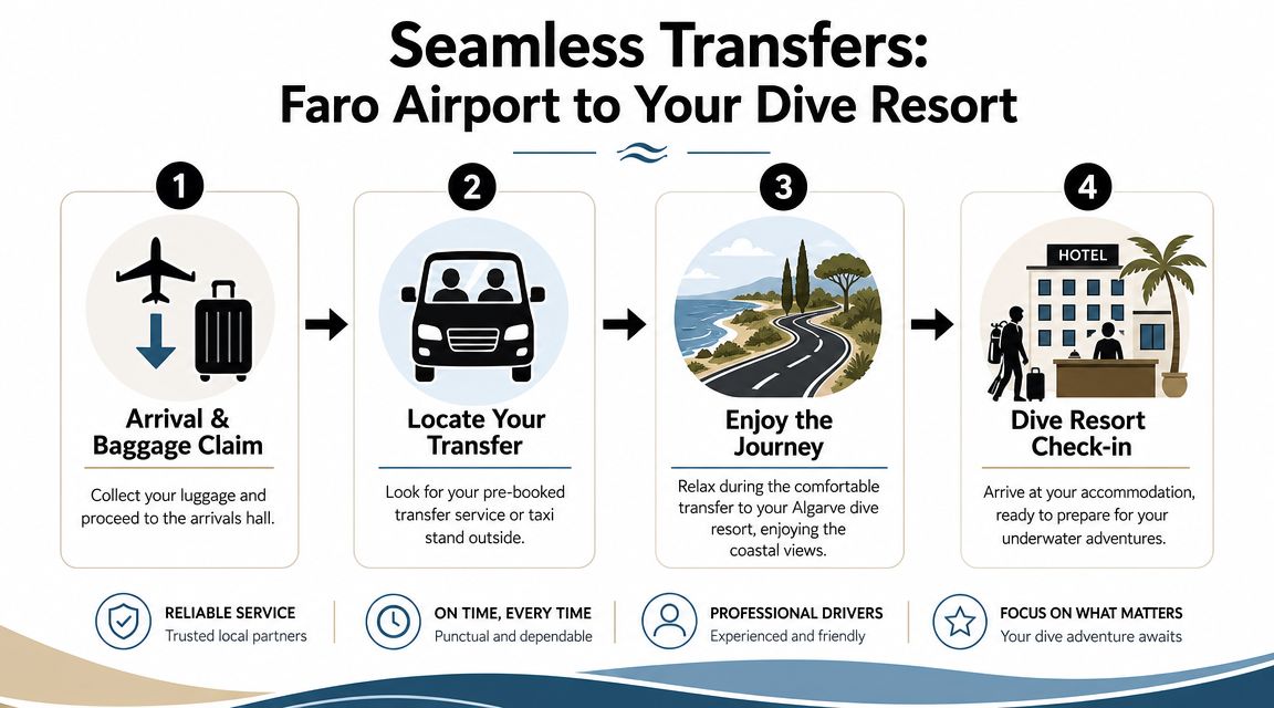 Getting From Faro Airport to Your Dive Resort Seamlessly