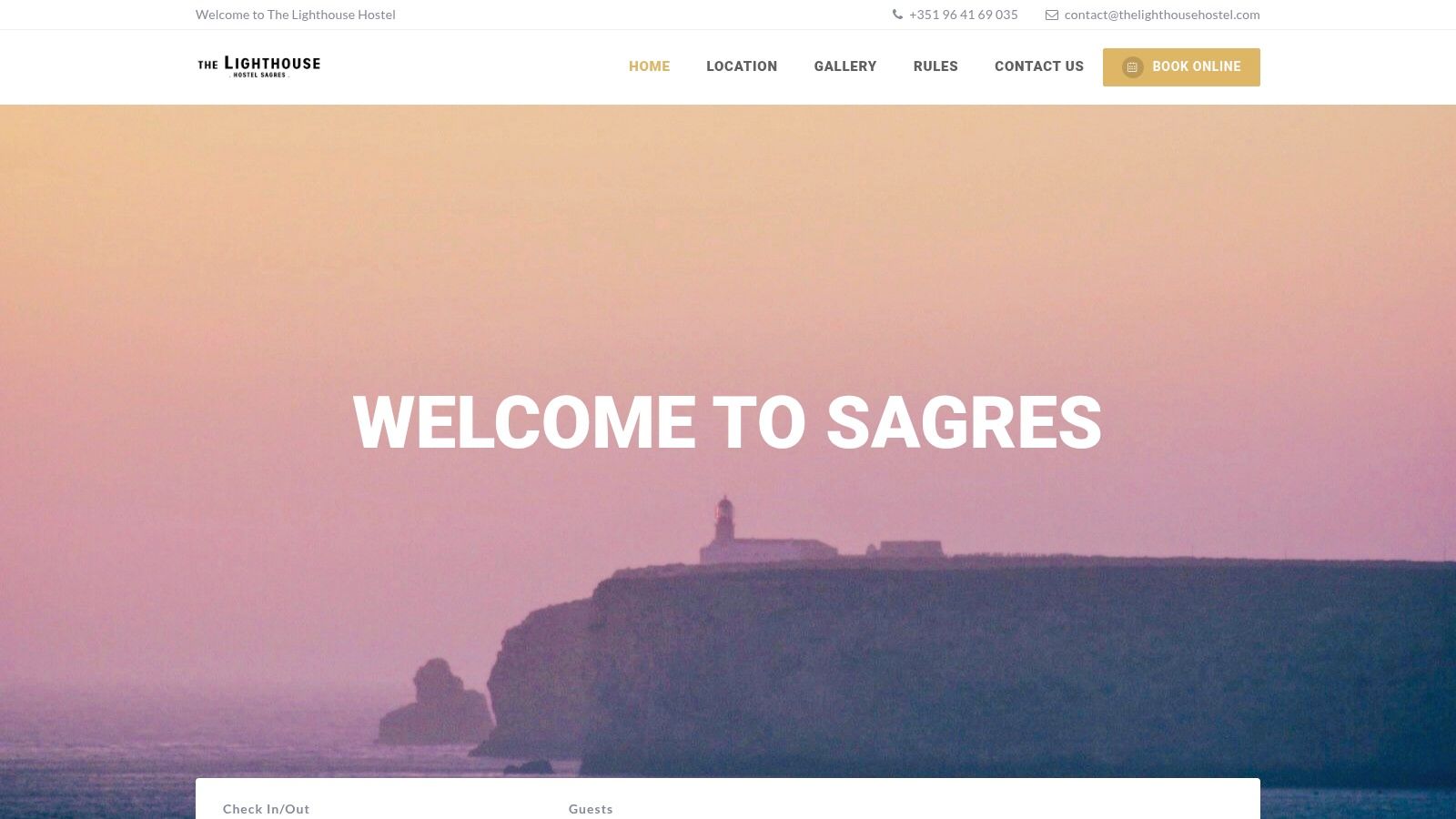 The Lighthouse Hostel Sagres