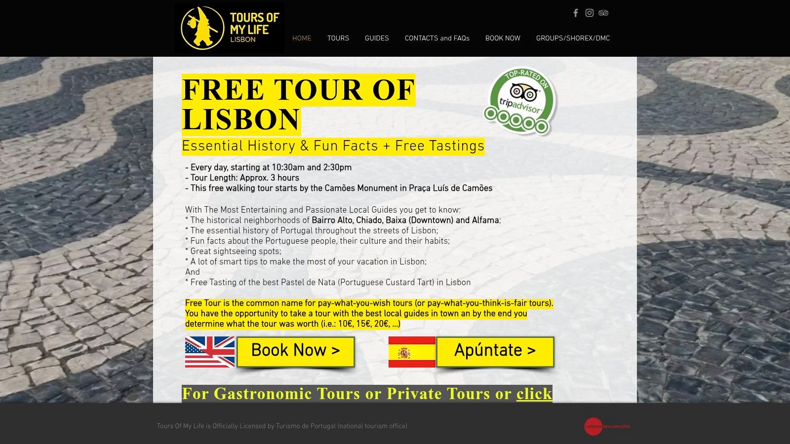 Tours Of My Life (Free Walking Tour Lisbon)