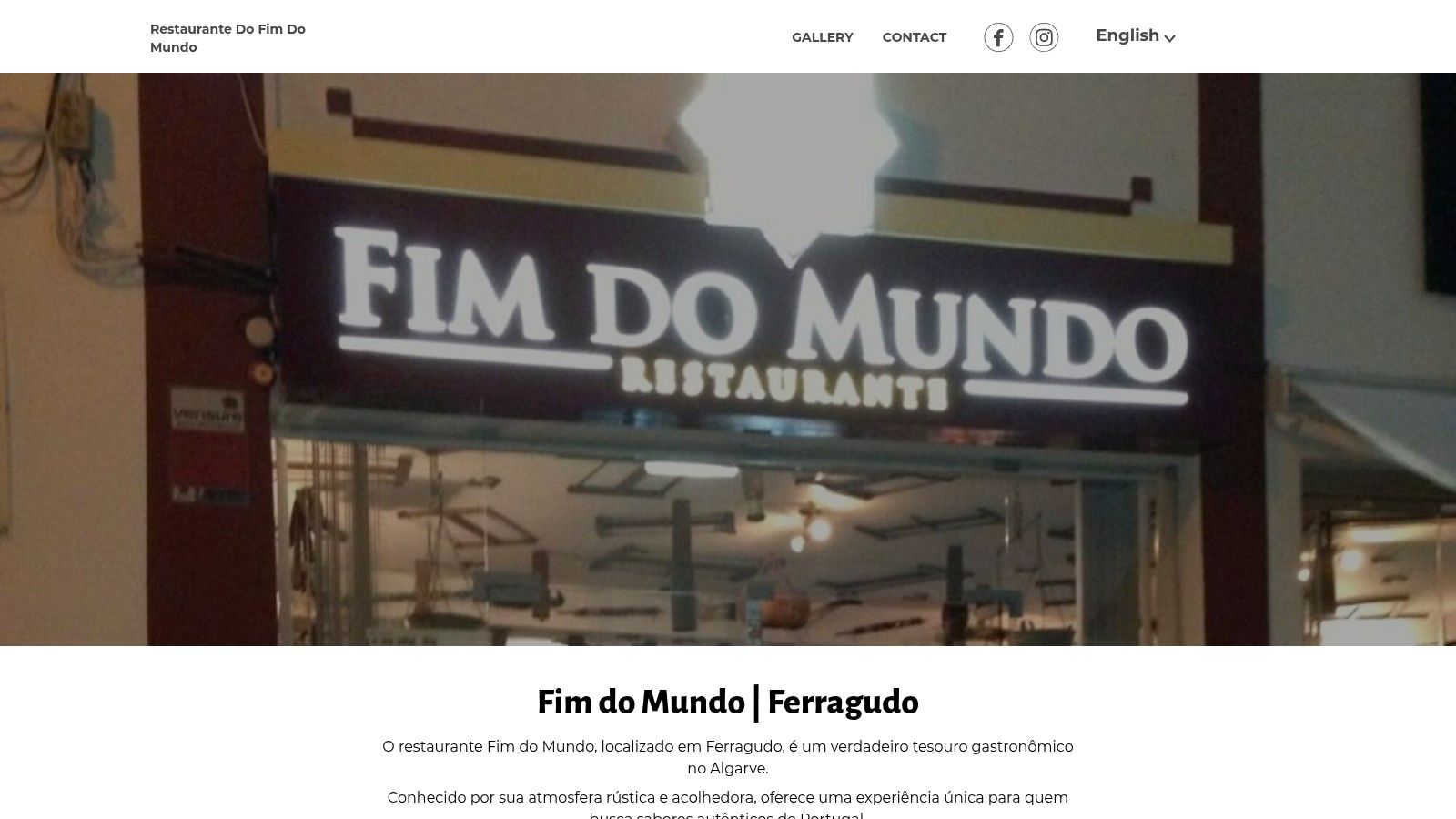Restaurante do Fim do Mundo (Old town)