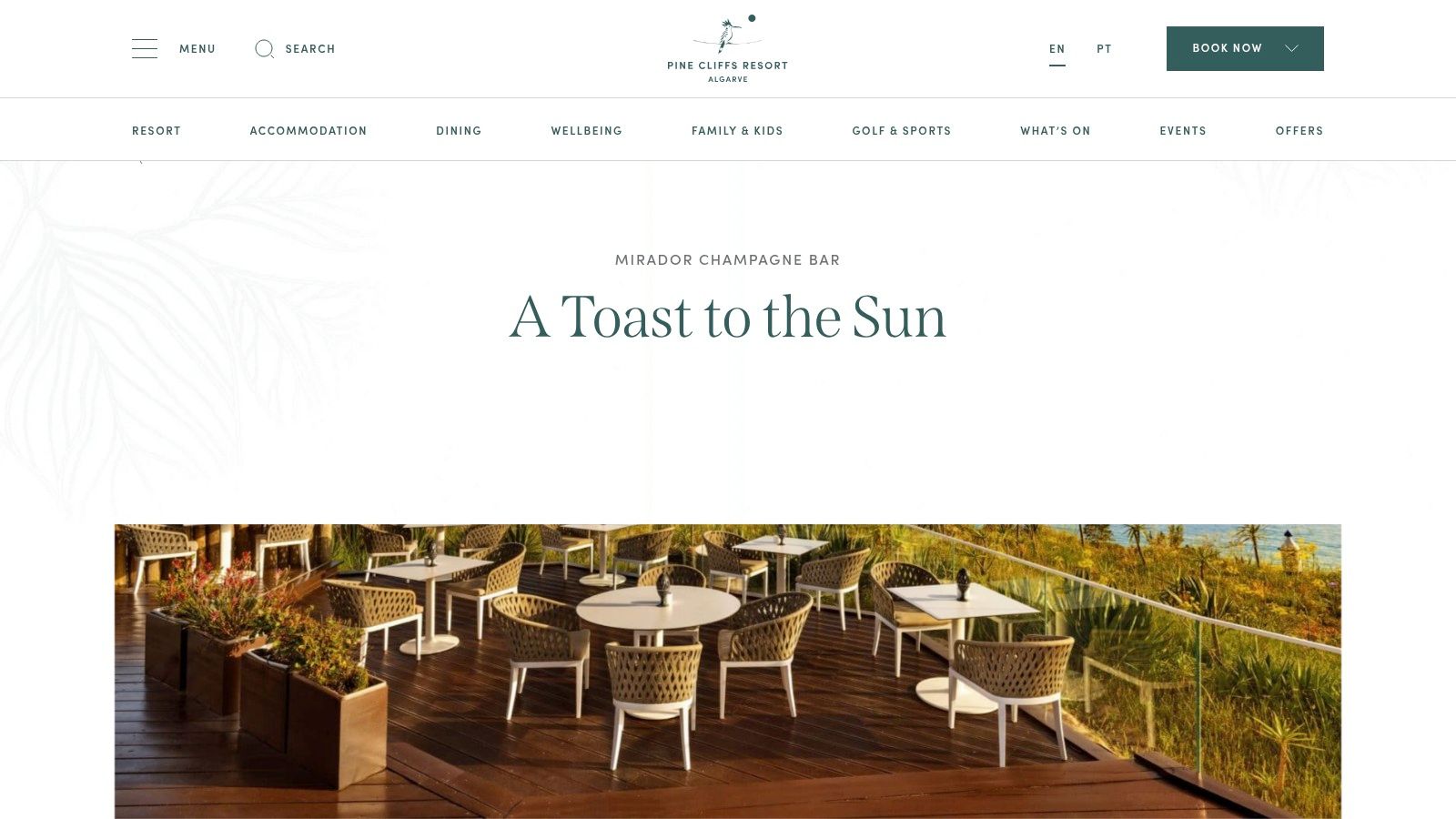 Mirador Champagne Bar (Pine Cliffs Resort)
