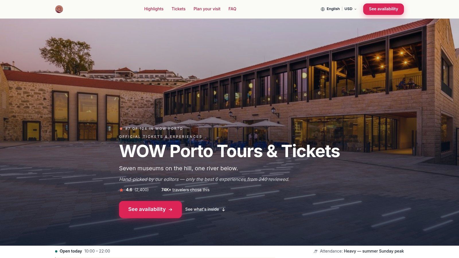 WOW – World of Wine (Vila Nova de Gaia)