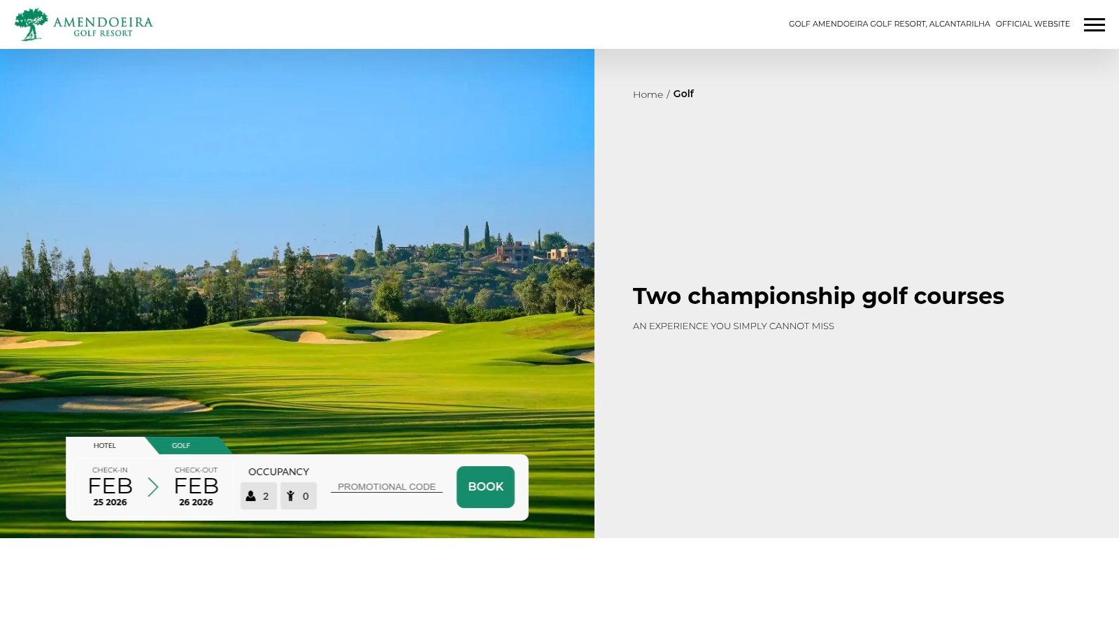 Amendoeira Golf Resort – Faldo Course