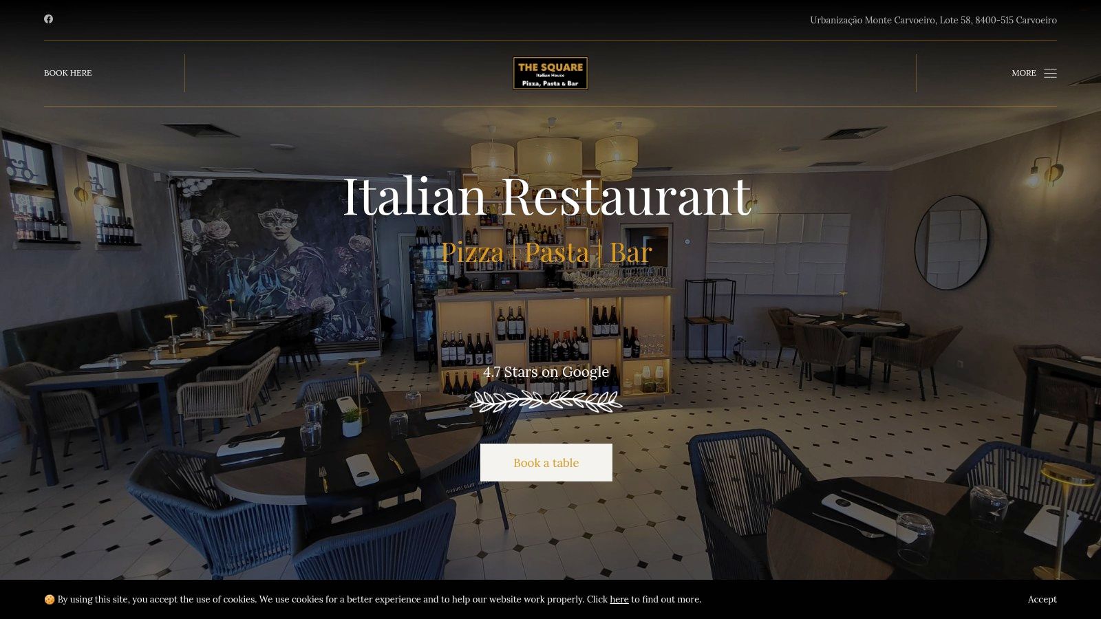 The Square – Pizza & Pasta (Monte Carvoeiro)