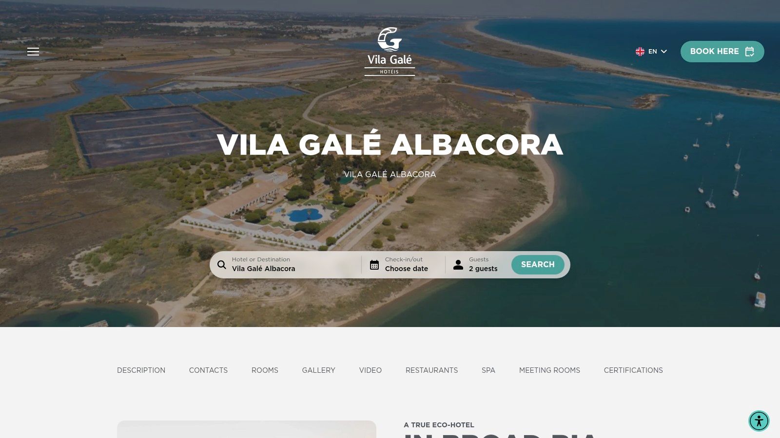 Vila Galé Albacora in the Ria Formosa