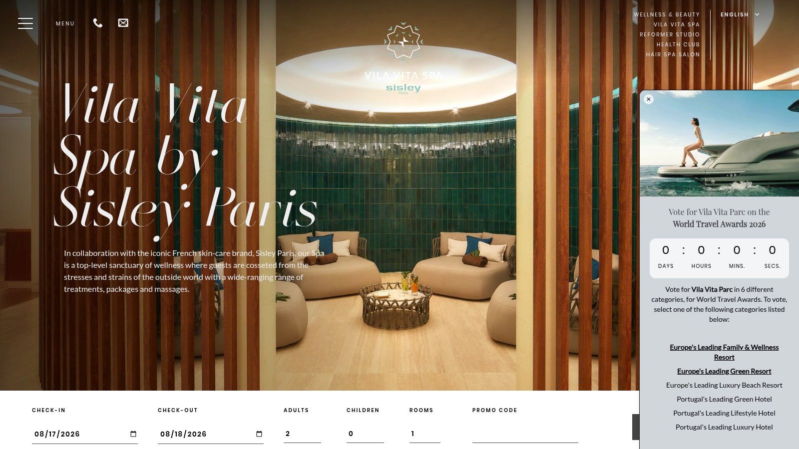 VILA VITA Parc (VILA VITA Spa by Sisley Paris)
