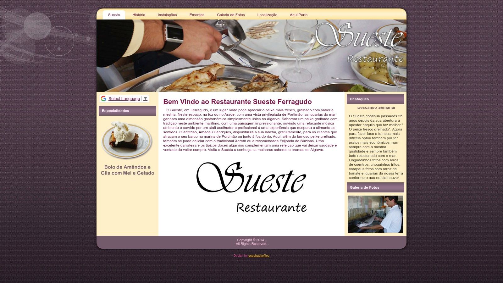 Restaurante Sueste (Quayside, Ferragudo)