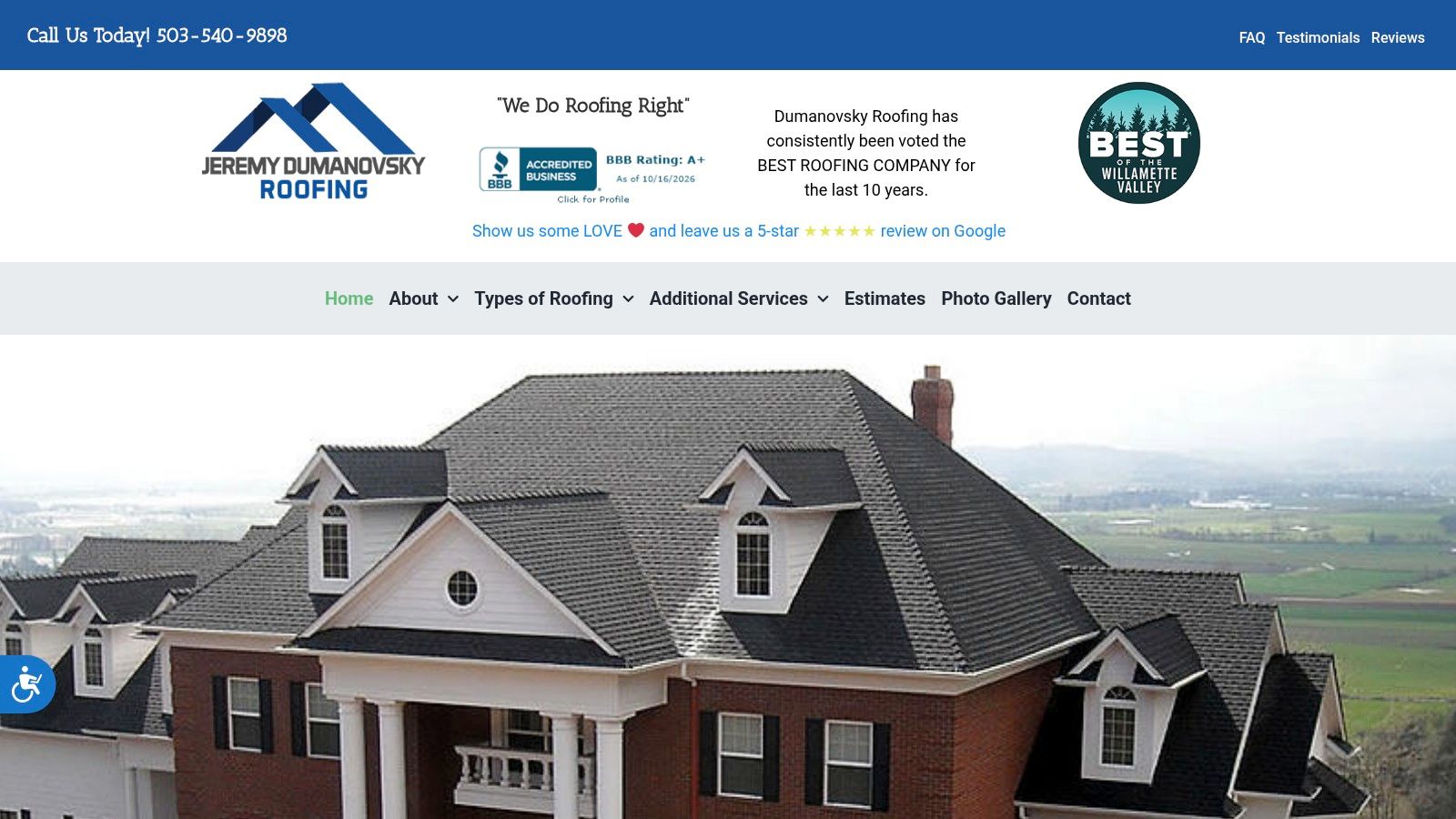 Jeremy Dumanovsky Roofing