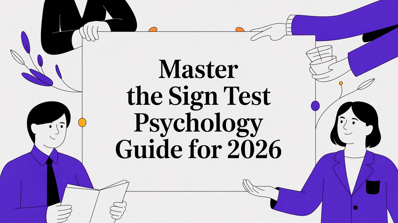 Master the Sign Test Psychology Guide for 2026 | MasteryMind