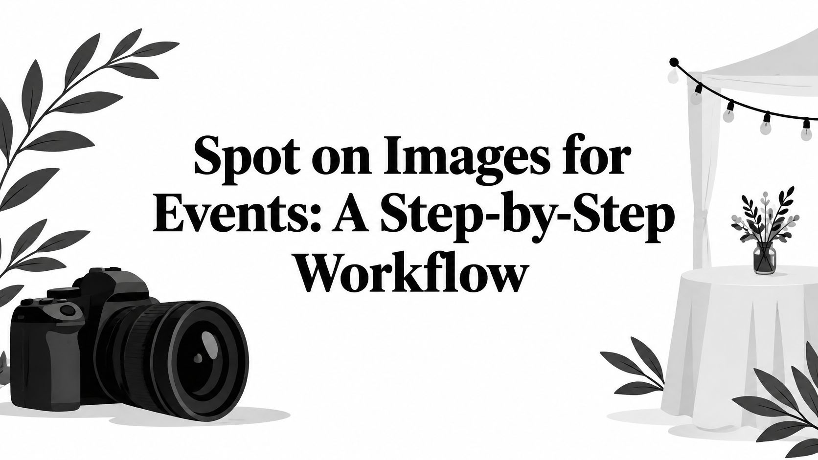 Spot on Images for Events: A Step-by-Step Workflow