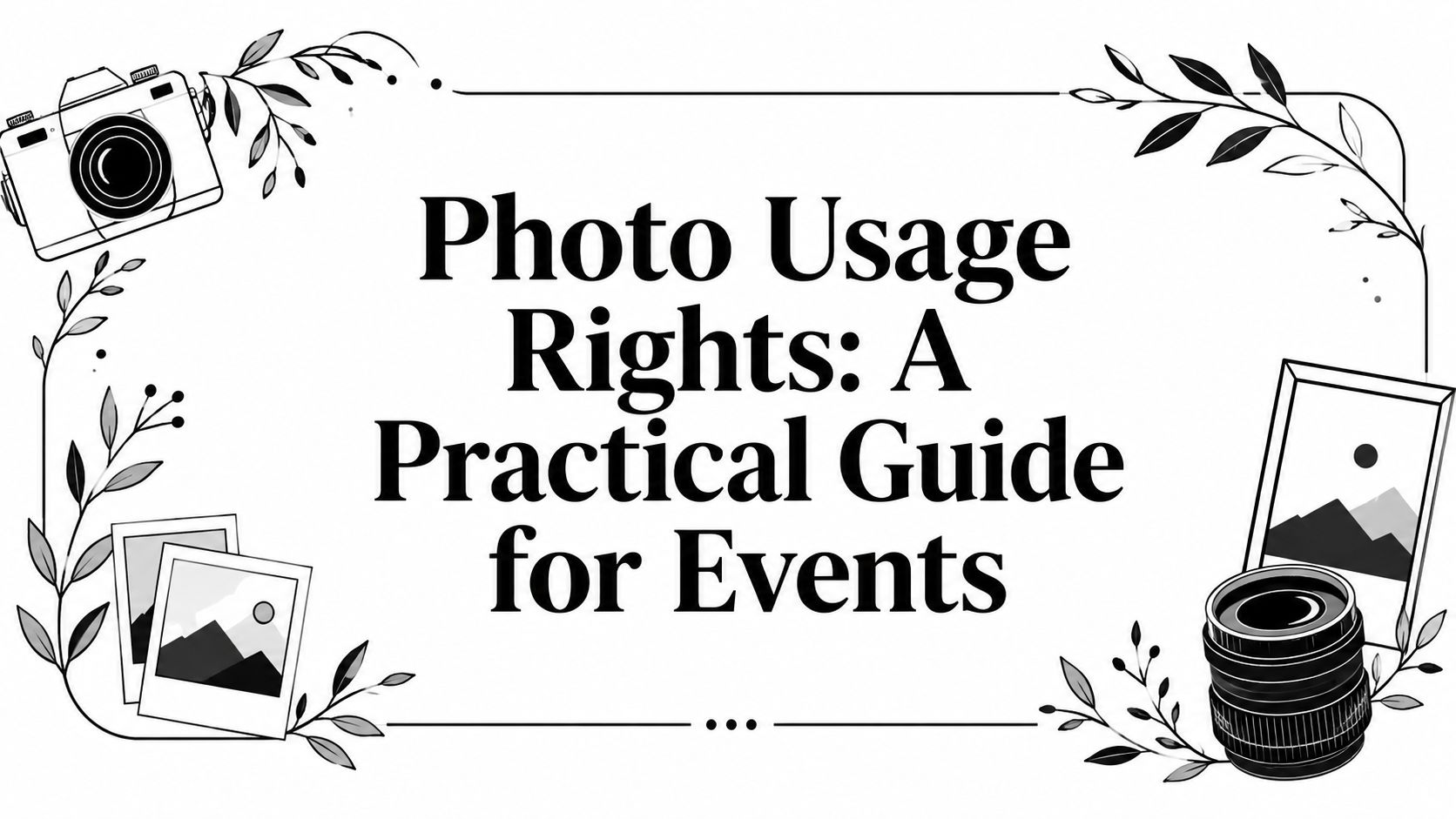 Photo Usage Rights: A Practical Guide for Events