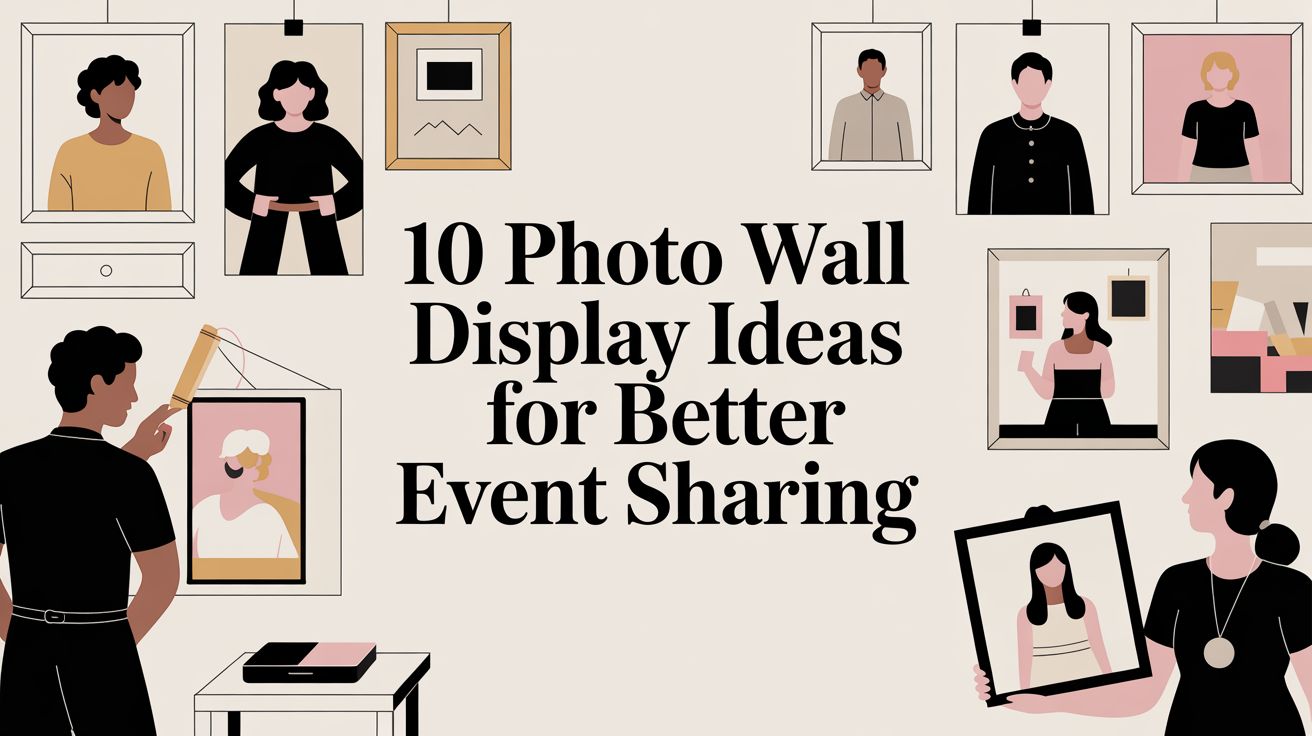 10 Photo Wall Display Ideas for Better Event Sharing