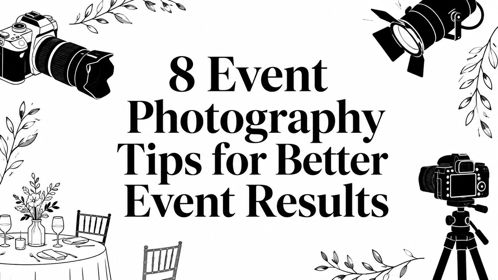 8 Event Photography Tips for Better Event Results