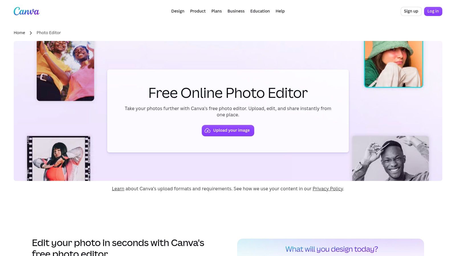 Canva Photo Editor and Photo Effects