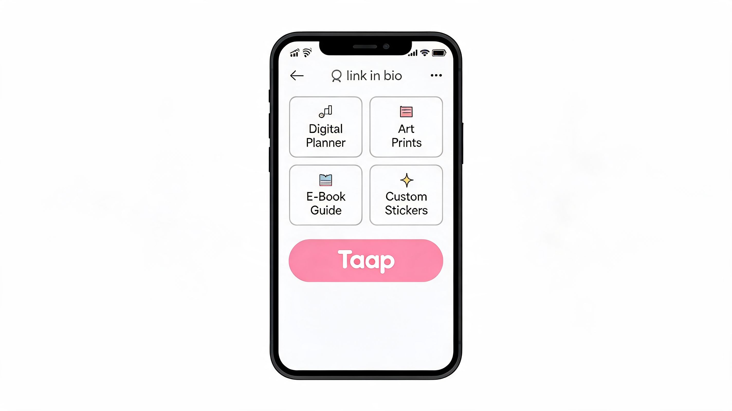 Screenshot from https://taap.bio/