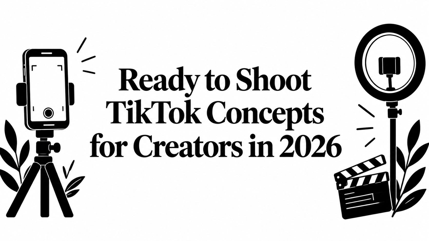 Ready to Shoot TikTok Concepts for Creators in 2026