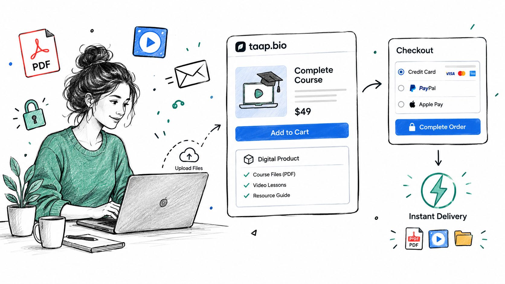 Screenshot from https://taap.bio/dashboard/products/new