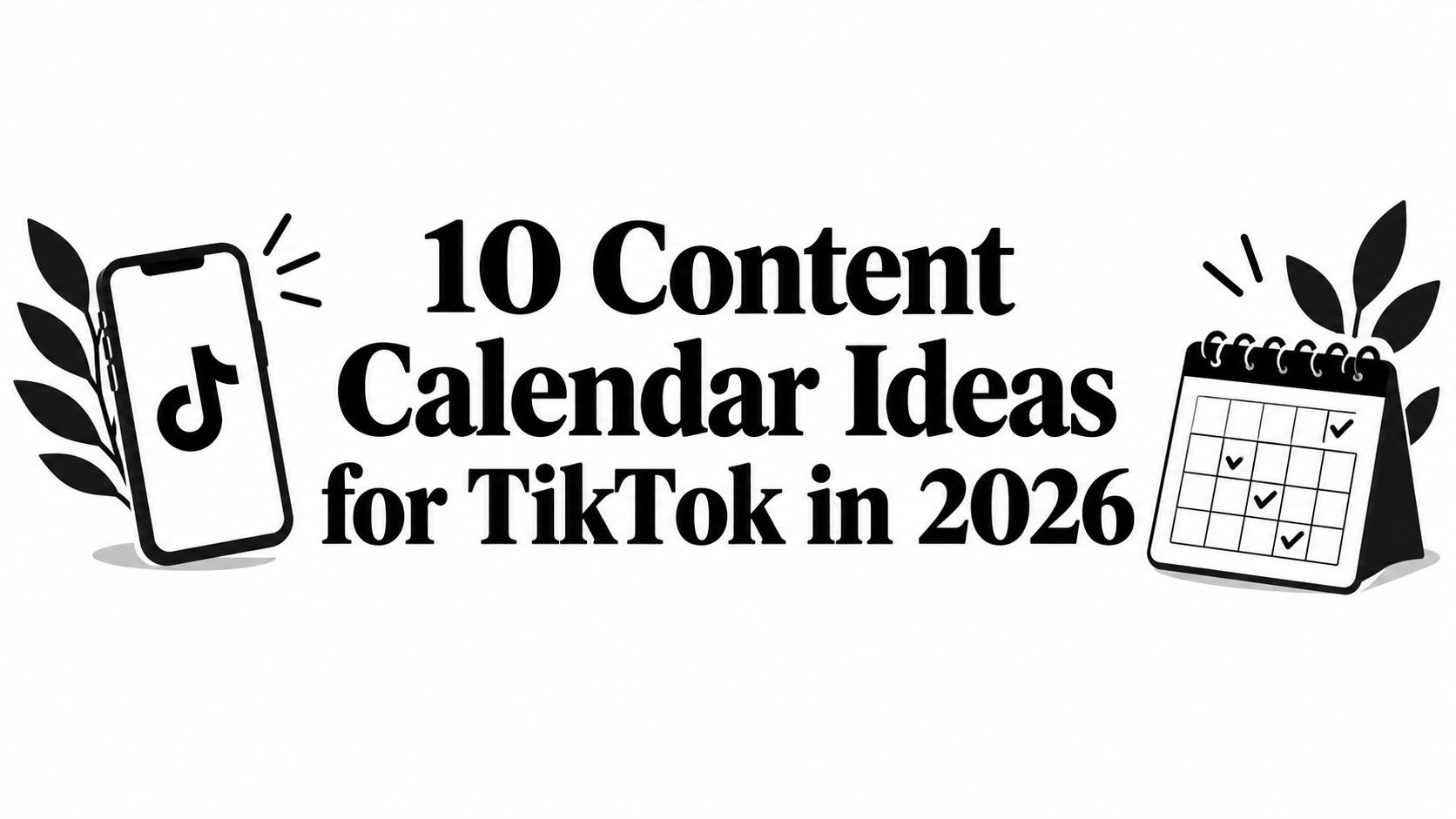 10 Content Calendar Ideas for TikTok in 2026