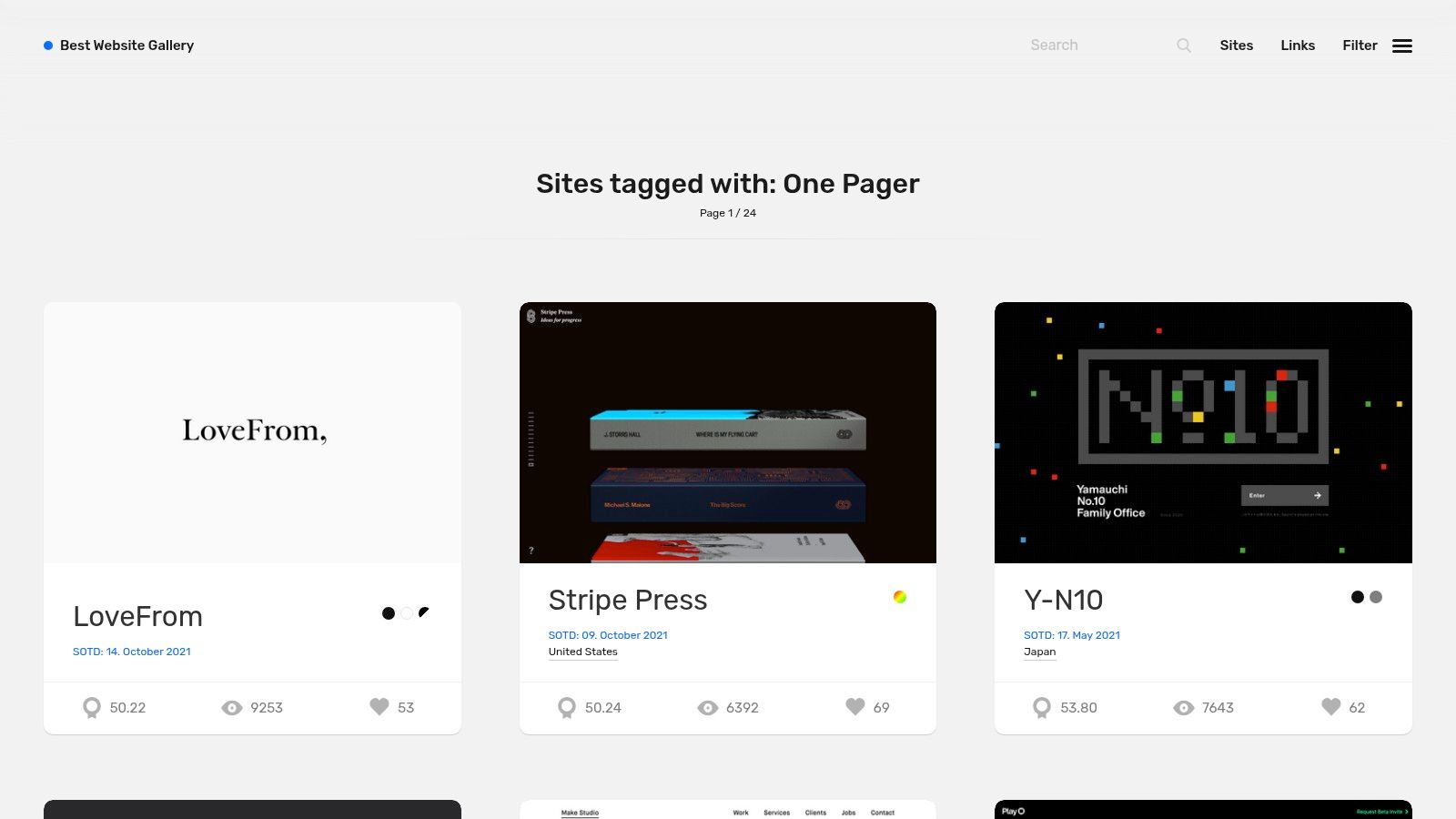 Best Website Gallery