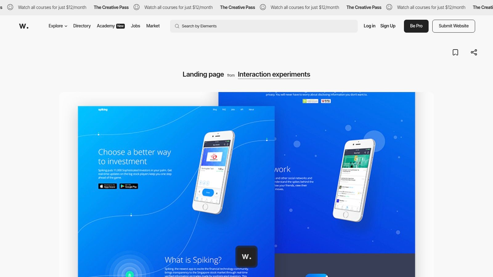 Awwwards – Landing Page Inspiration