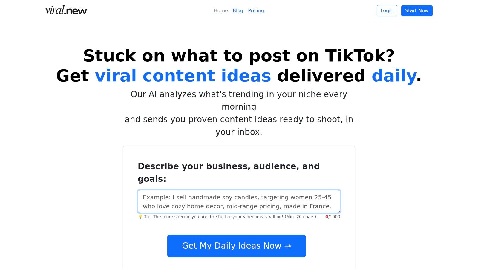 Screenshot from https://viral.new