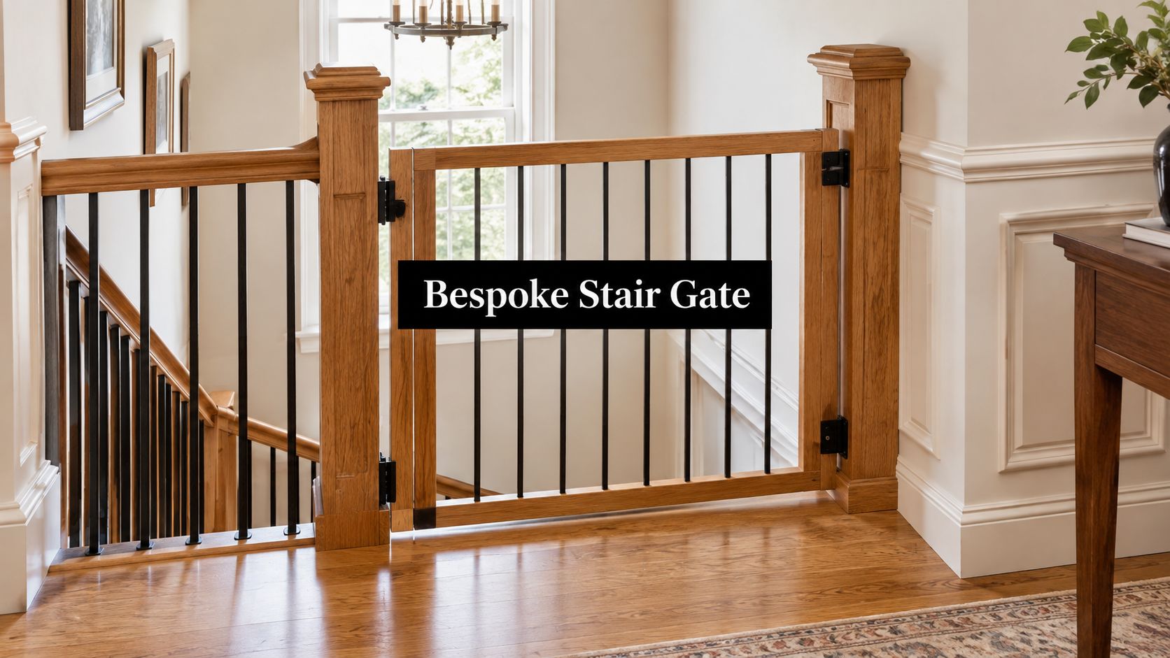 Bespoke Stair Gates for Luxury Homes and Listed Buildings