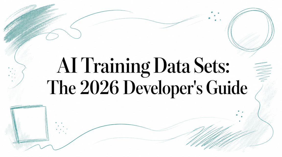 AI Training Data Sets: The 2026 Developer's Guide - ScreenshotEngine Blog