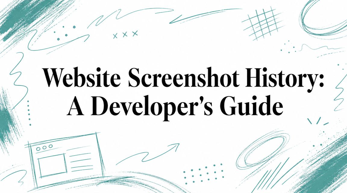 Website Screenshot History: A Developer's Guide - ScreenshotEngine Blog
