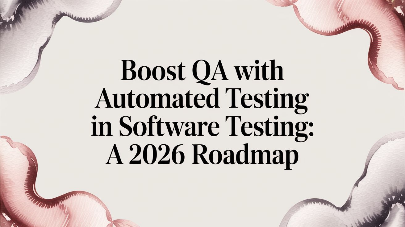 Boost QA with automated testing in software testing: A 2026 Roadmap ...