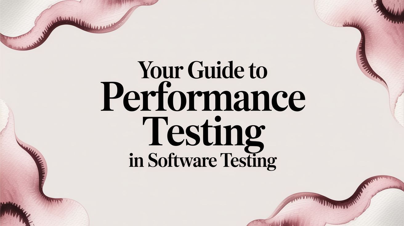 Your Guide to Performance Testing in Software Testing | e2eAgent.io