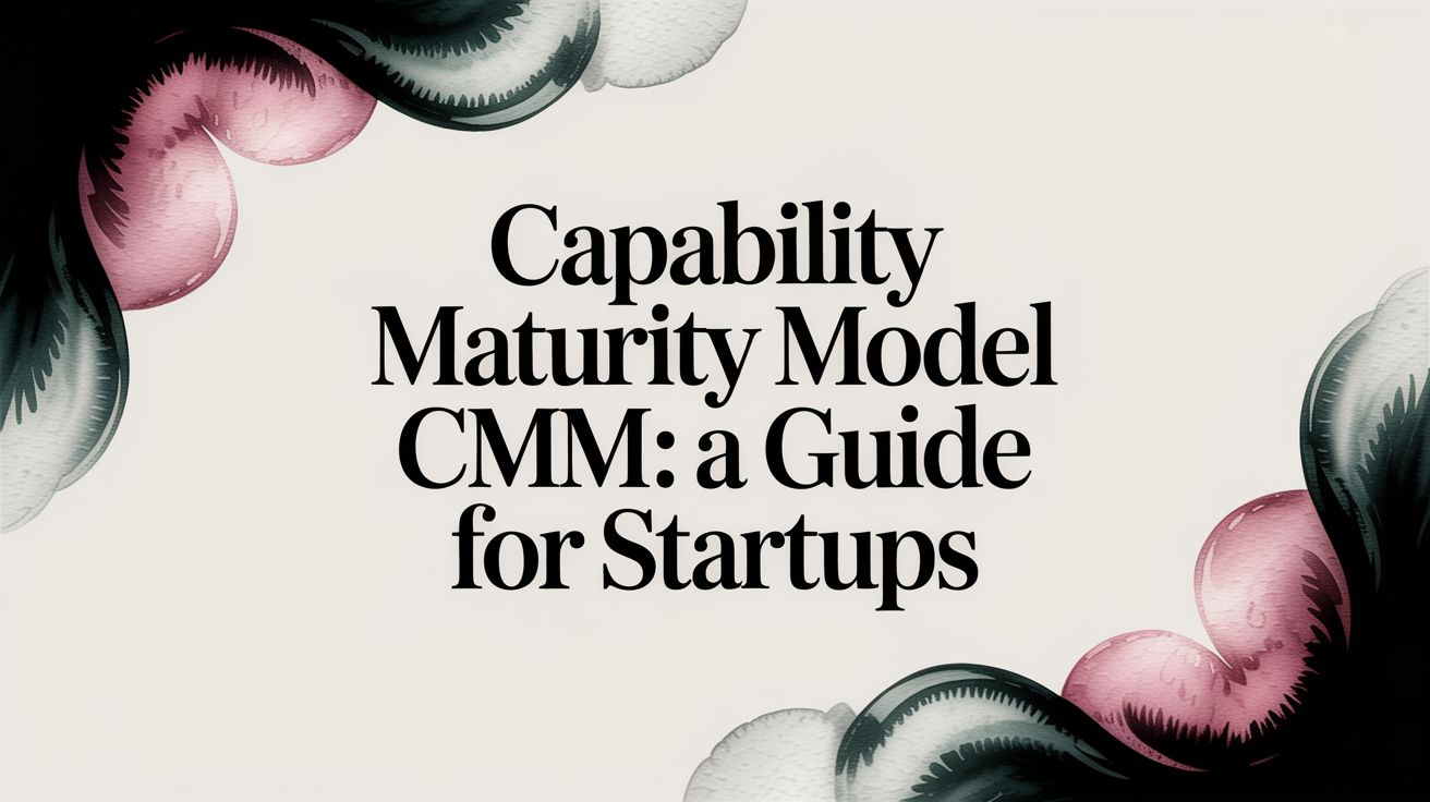 Capaability Maturity Model Capability Maturity Model CMM: A Guide for Startups | e2eAgent.io