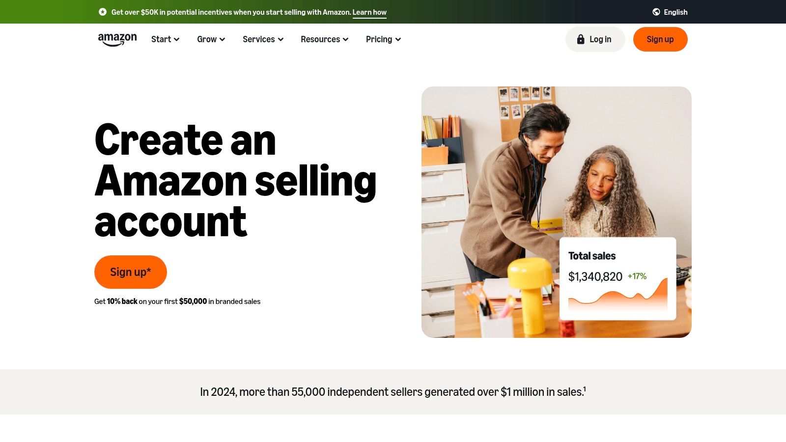 Screenshot from https://sellercentral.amazon.com