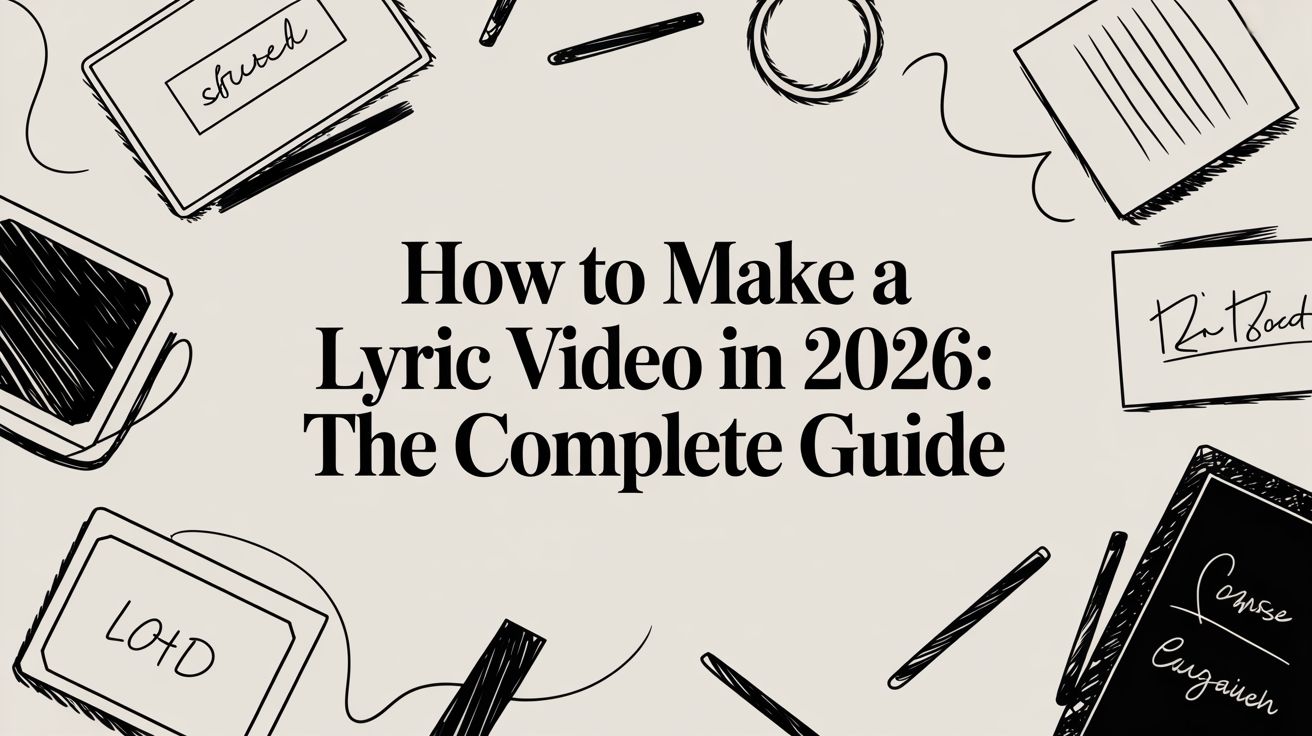 How to Make a Lyric Video in 2026: The Complete Guide