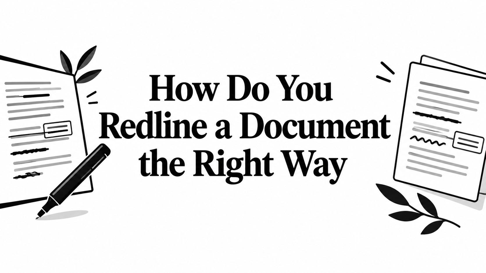How Do You Redline a Document the Right Way