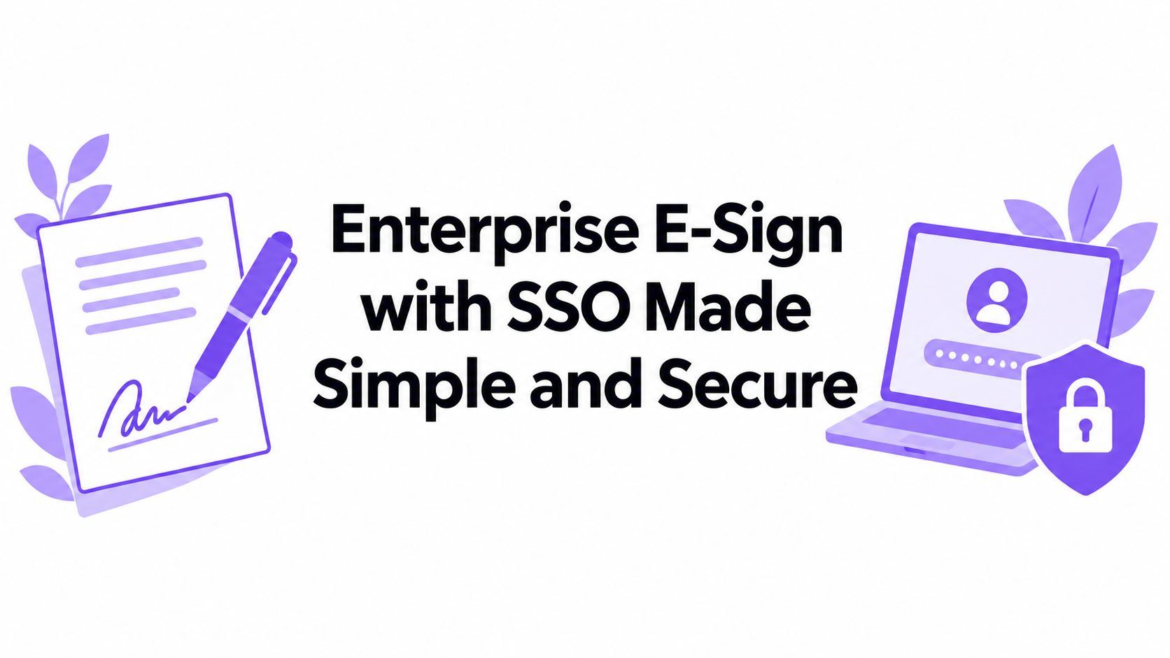 Enterprise E-Sign with SSO Made Simple and Secure