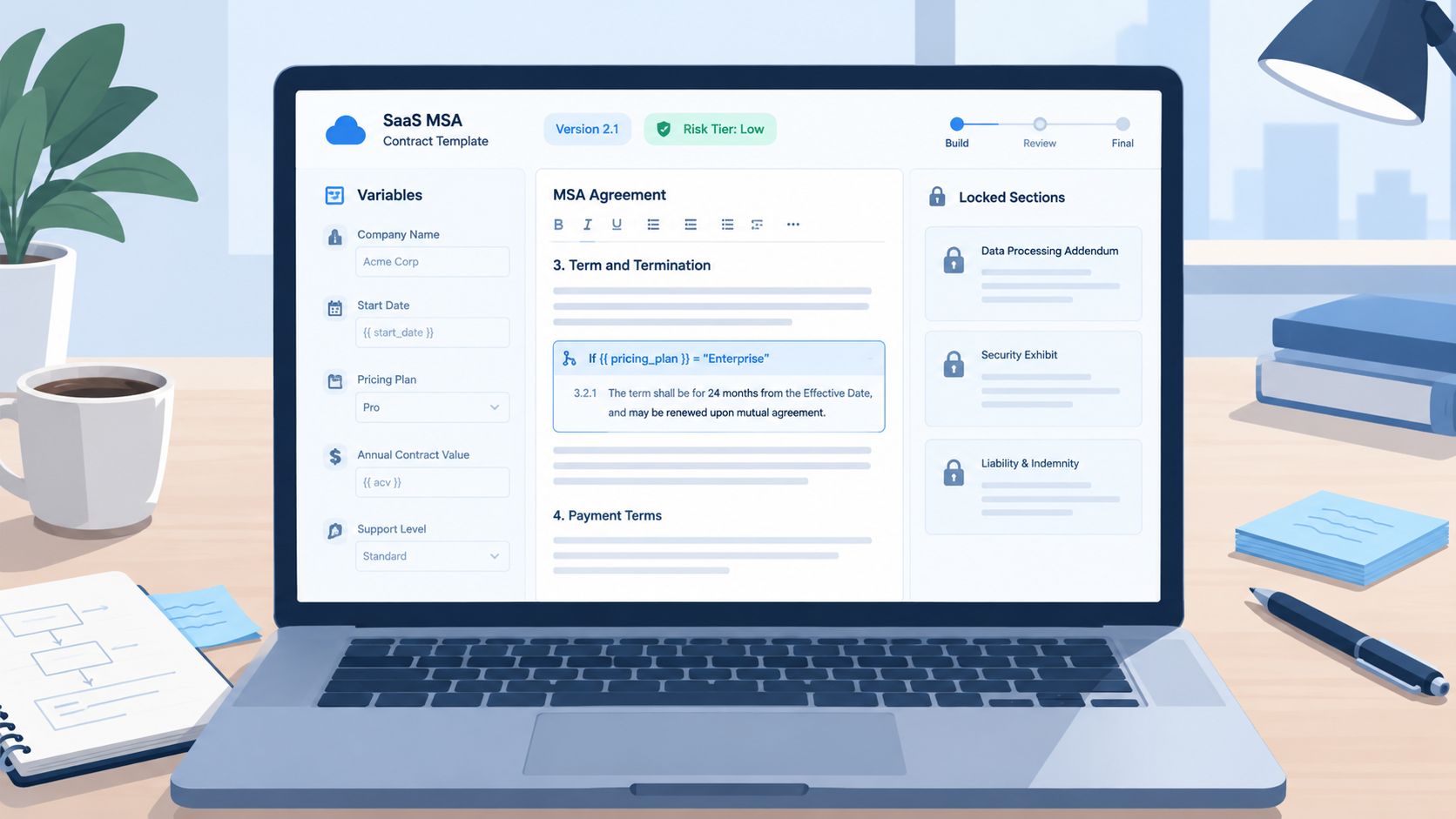 Screenshot from https://cdn.omev.ai/templates/saas-msa-editor.png
