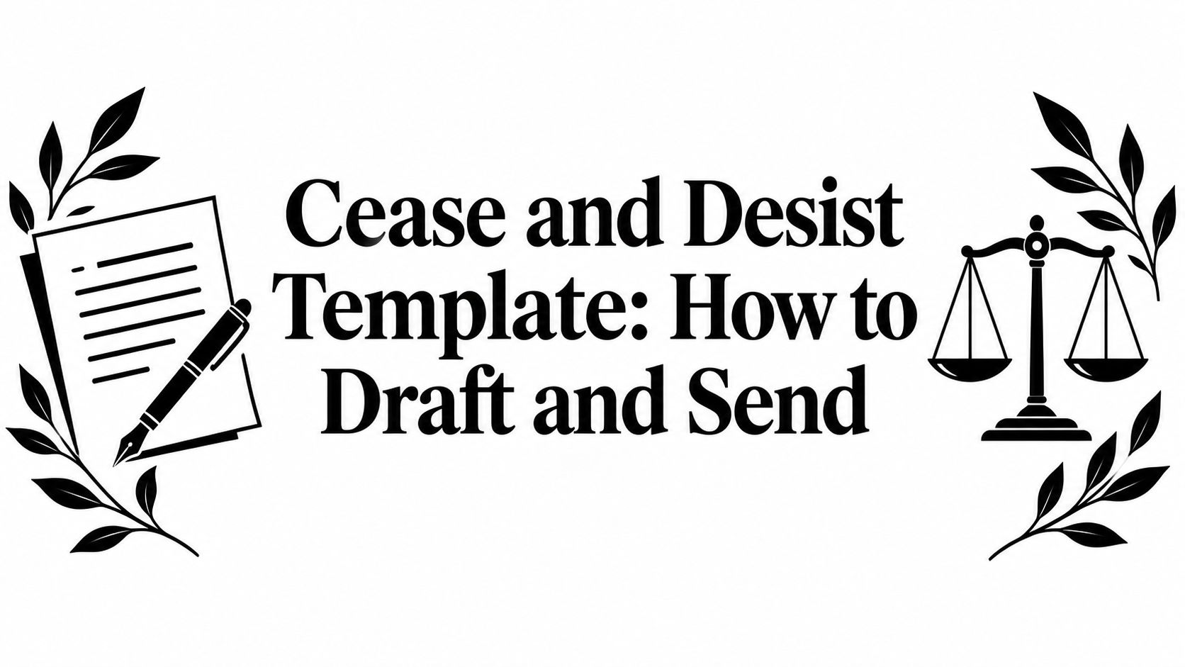 Cease and Desist Template: How to Draft and Send