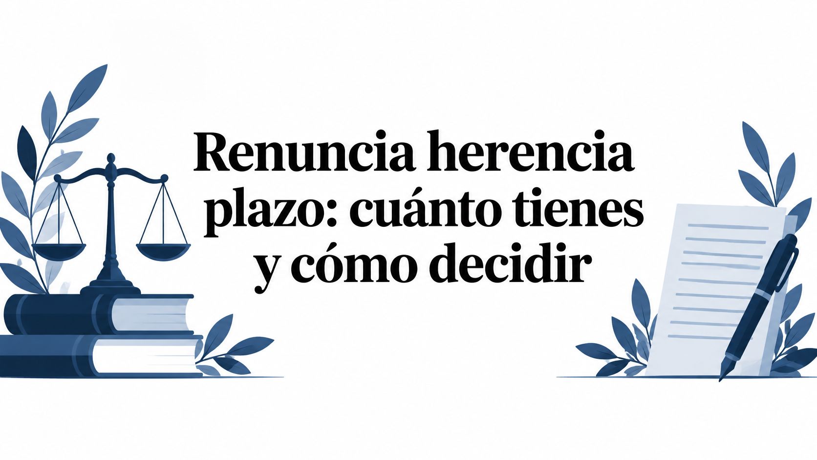 Renuncia herencia plazo: cuánto tienes y cómo decidir