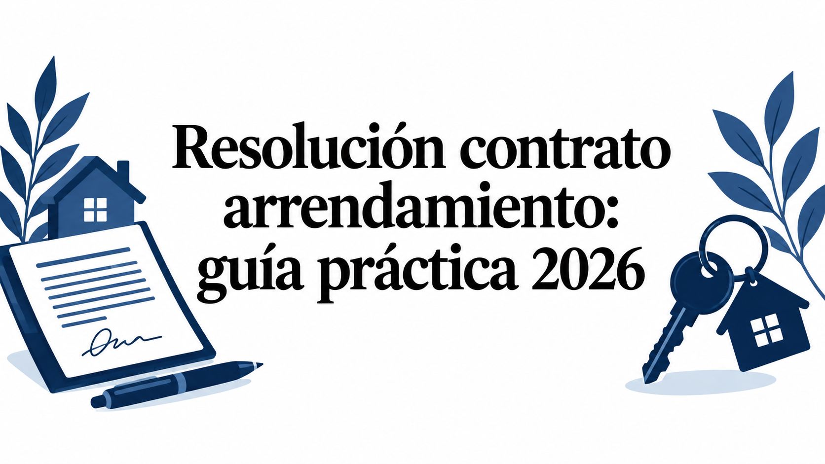 Resolución contrato arrendamiento: guía práctica 2026