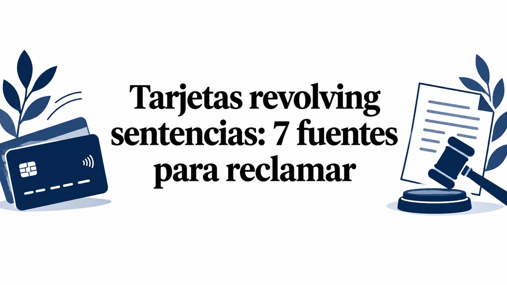 Tarjetas revolving sentencias: 7 fuentes para reclamar