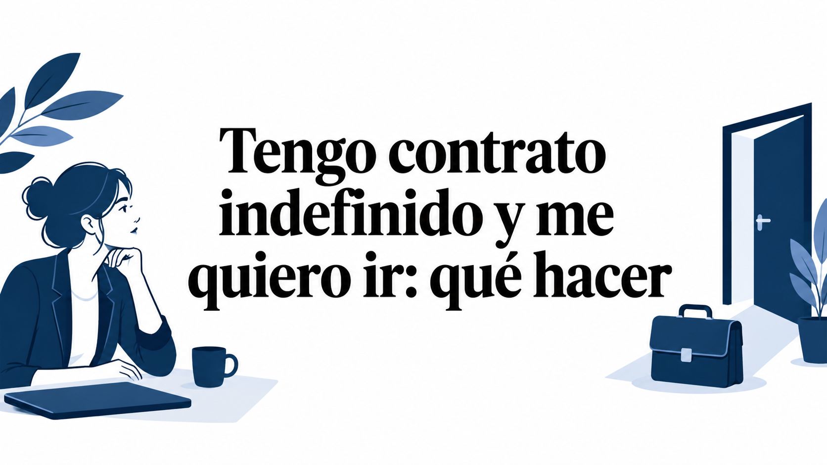 Tengo contrato indefinido y me quiero ir: qué hacer