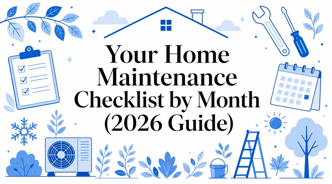 Your Home Maintenance Checklist by Month (2026 Guide)
