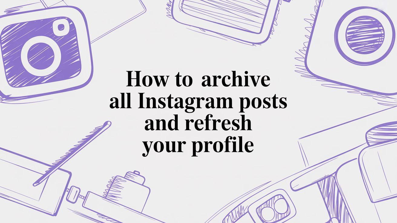 How to Archive All Instagram Posts and Refresh You... | Beplan Blog
