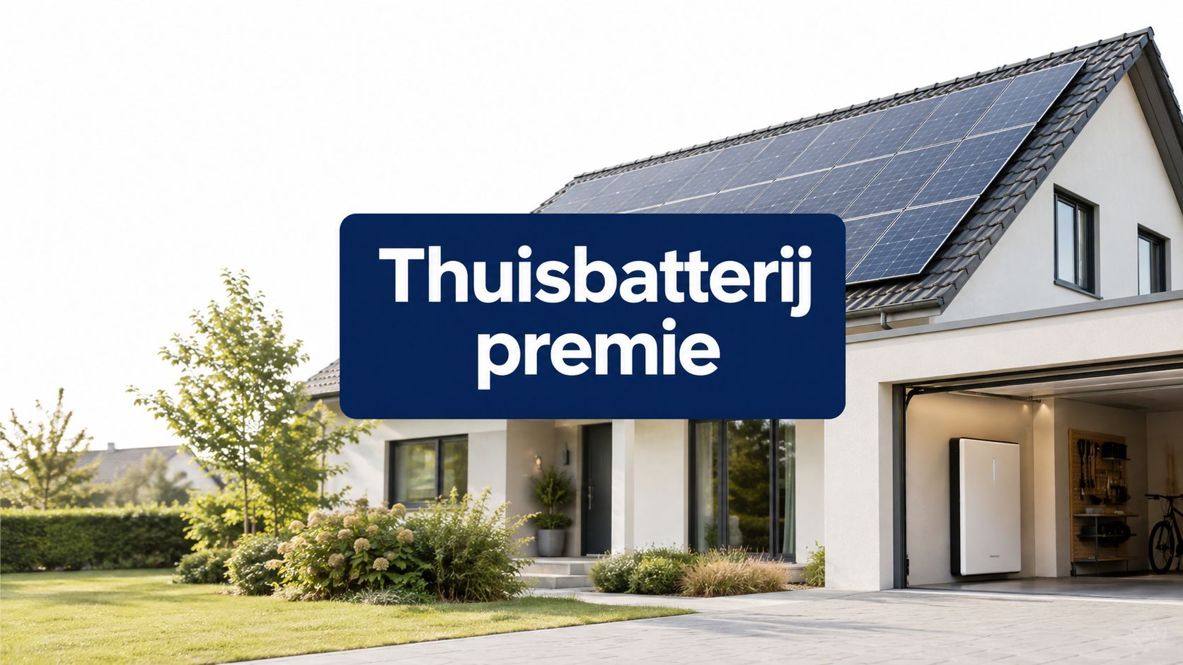 Thuisbatterij premie: complete gids voor 2026