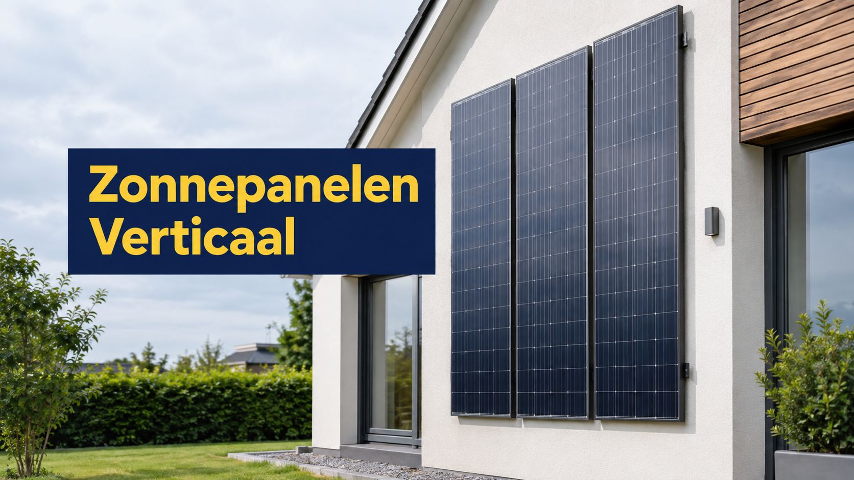 Zonnepanelen verticaal plaatsen: wanneer loont het