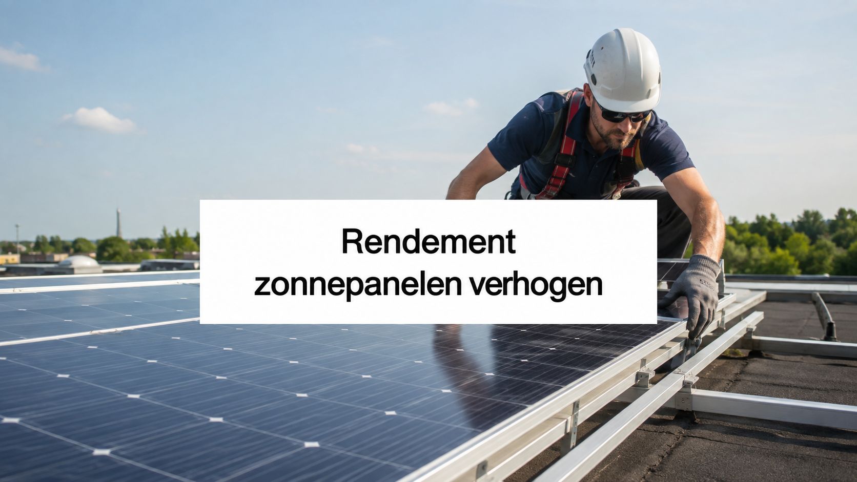 Rendement zonnepanelen verhogen