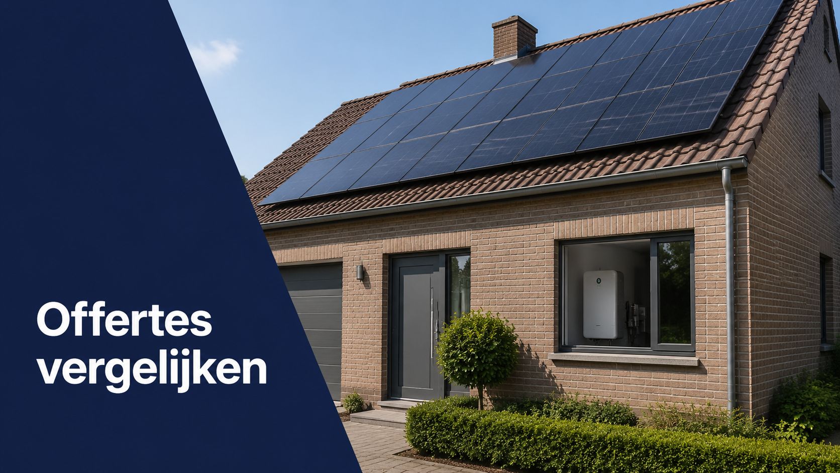 Offerte zonnepanelen en thuisbatterij slim vergelijken