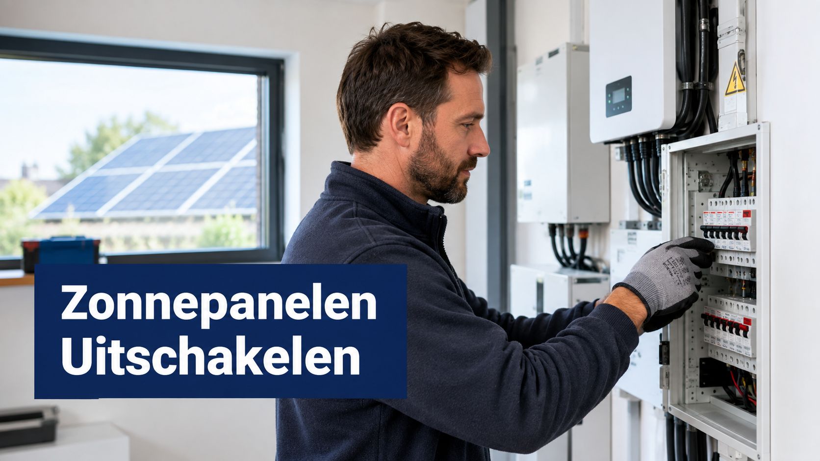 Hoe zonnepanelen uitschakelen bij stroomonderbreking