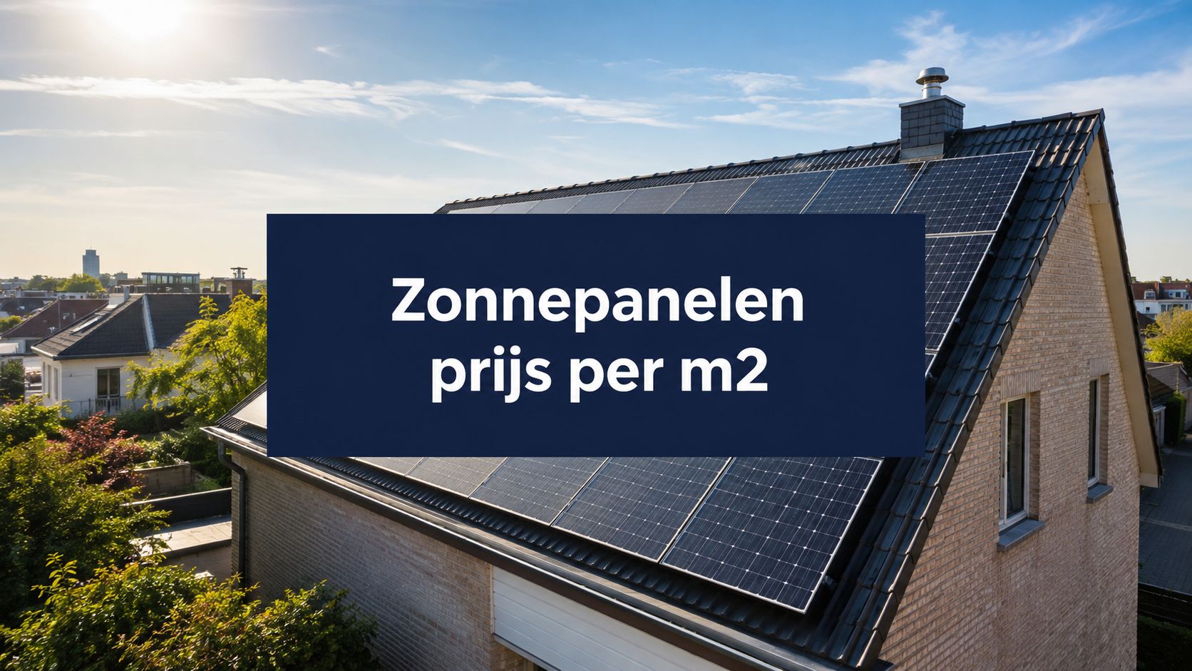 Zonnepanelen prijs per m2: eerlijke rekengids voor 2026