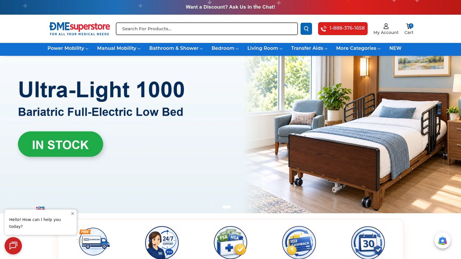 Screenshot from https://dmesuperstore.com